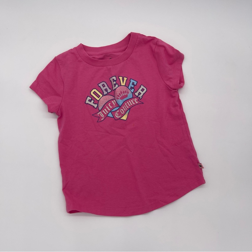 Juicy Couture Kids Bright Pink Tee